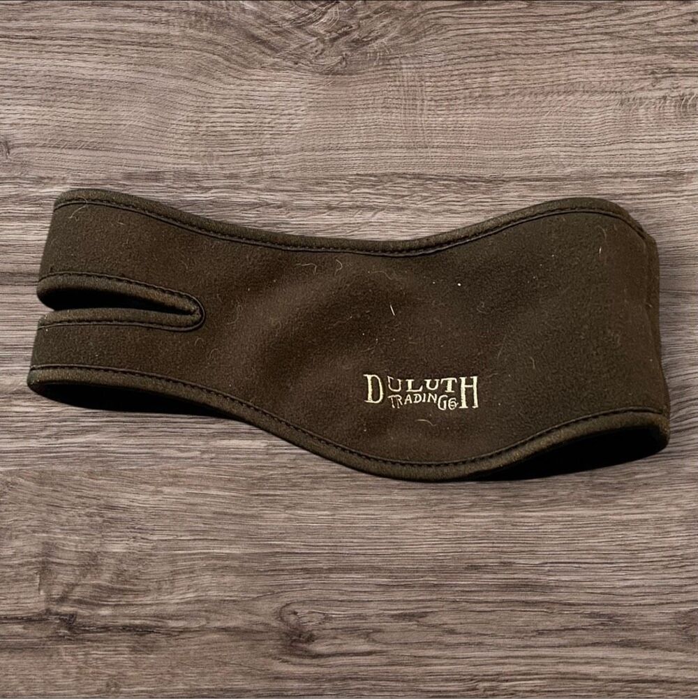 ☑️ Duluth Trading Co Men’s Ball Cap Fleece Ear Warmer Black M/L
